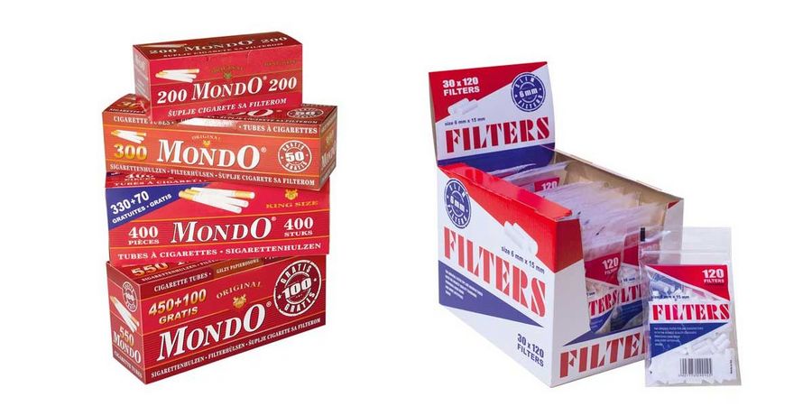 El Mondo ist ausschließlich auf Zigarettenfilter und -hülsen spezialisiert