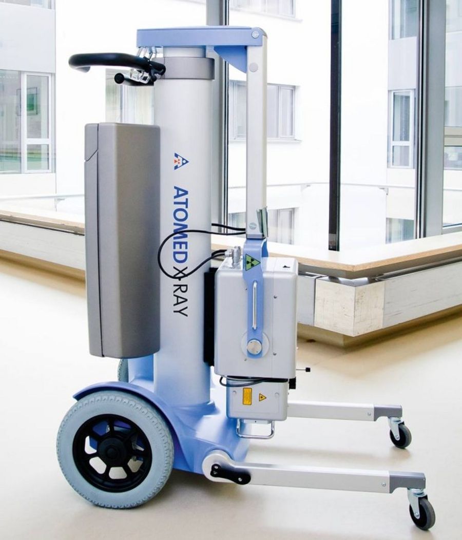 Die möbilen Röntgengeräte der ATOMED X-Ray GmbH sind weltweit im Einsatz