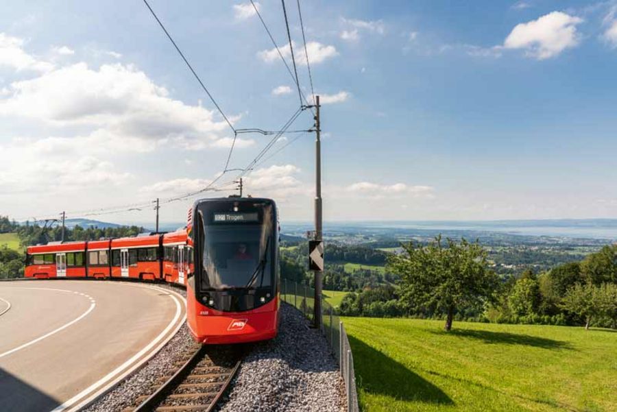 Appenzeller Bahnen Linie Trogen-St.Gallen-Appenzell