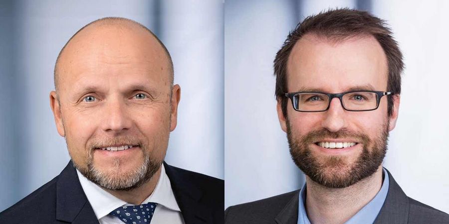 Managing Director Guido Eggers und Global Director Sustainability Services Dr. Thijs Willaert