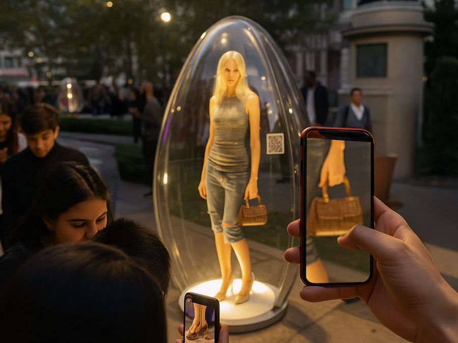 Neue Chancen für den Handel mit AR, Holographie und AI beleben Stadtzentren