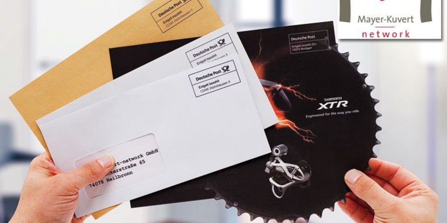 Kreative Briefhüllen sind eine Spezialität von Mayer-Kuvert-network