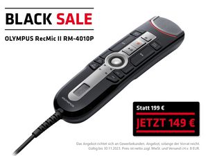 BLACK SALE: Olympus RecMic II - RM-4010P
