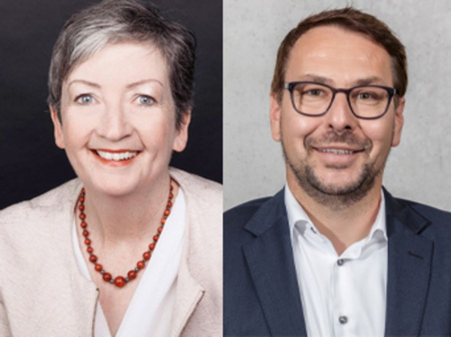 Susan Higson, CFO, und Ruedi Sandmeier, COO, der KUHN Schweiz AG