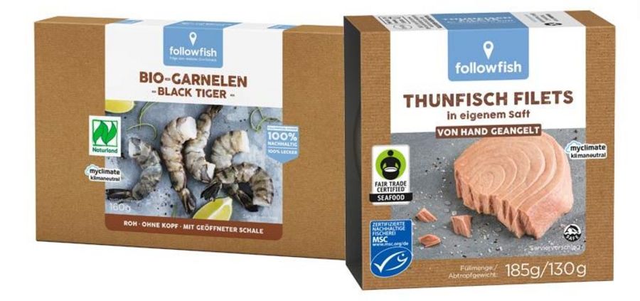 Followfood Bio-Garnelen und Thunfisch Filets