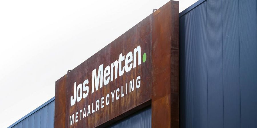 Jos Menten Metaalrecycling Firmenschild