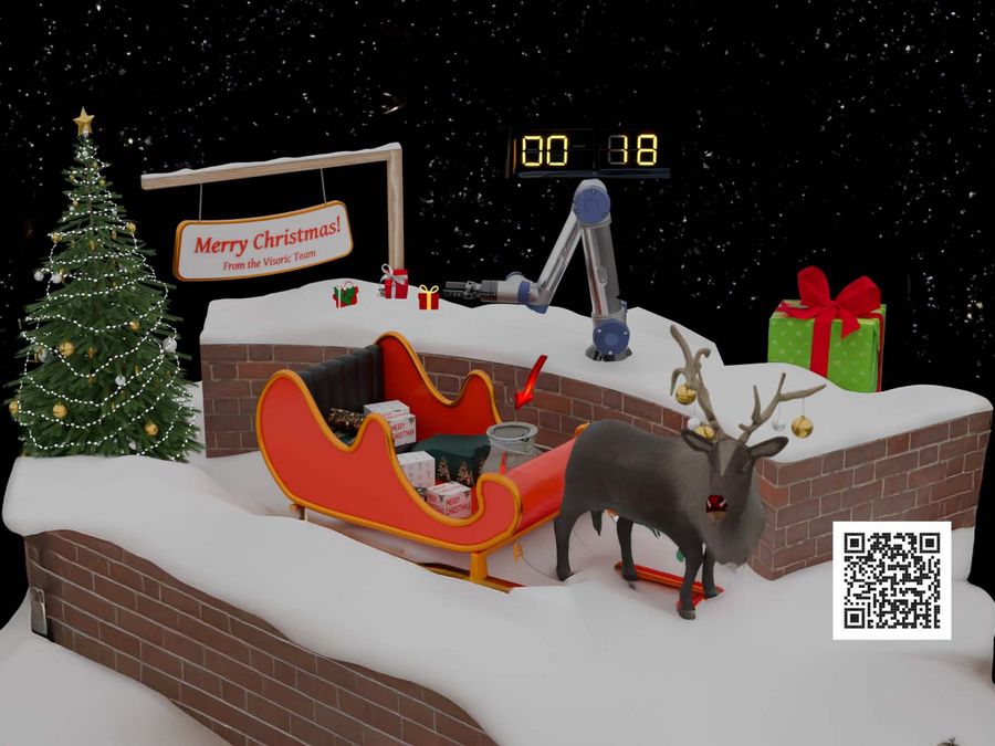 Visoric lädt in die interaktive Online-Weihnachtswelt