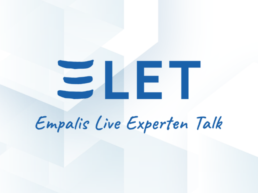 Empalis Live Experten Talk (ELET) - virtuelles IT-Fachevent für Ihre Mittagspause