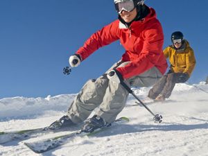 Trainingsplatz der Ski-Elite