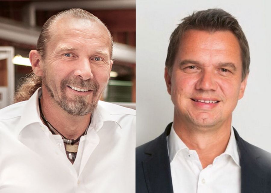 Dirk Assmann, Geschäftsführer und Marc Schumann, Leiter Marketing und Kommunikation Assmann Büromöbel GmbH & Co. KG