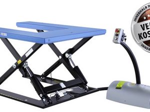 U-Form-Flach-Scherenhubtisch – WHLF-U, Tragfähigkeit 1000 kg