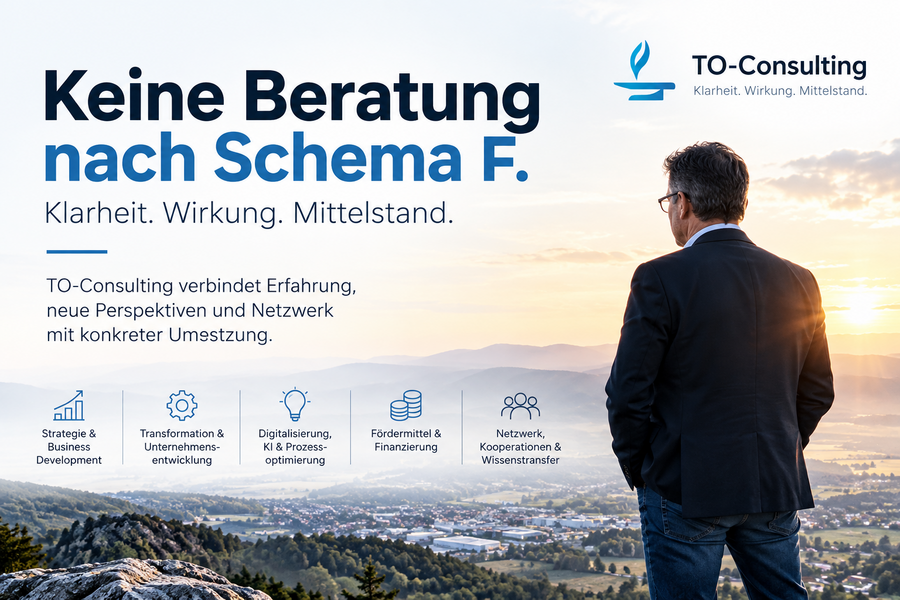 Mittelstand braucht keine Beratung nach Schema F. Mittelstand braucht keine Beratung nach Schema F.