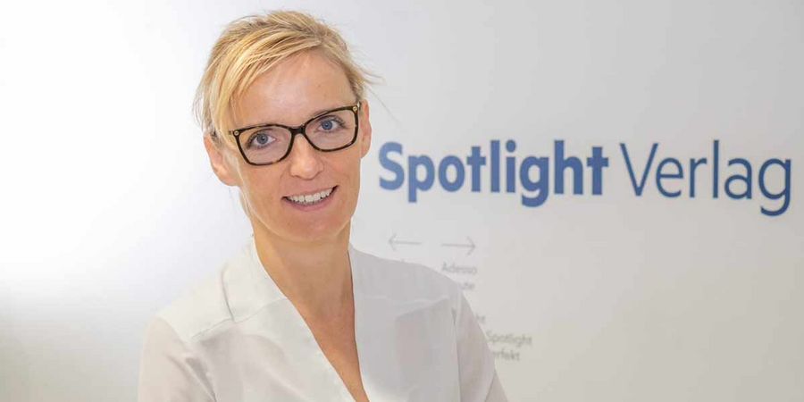 Malgorzata Schweizer, Geschäftsführerin der Spotlight-Verlag GmbH 