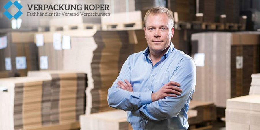 Dominic Roper, Geschäftsführer der Verpackung Roper GmbH & Co. KG