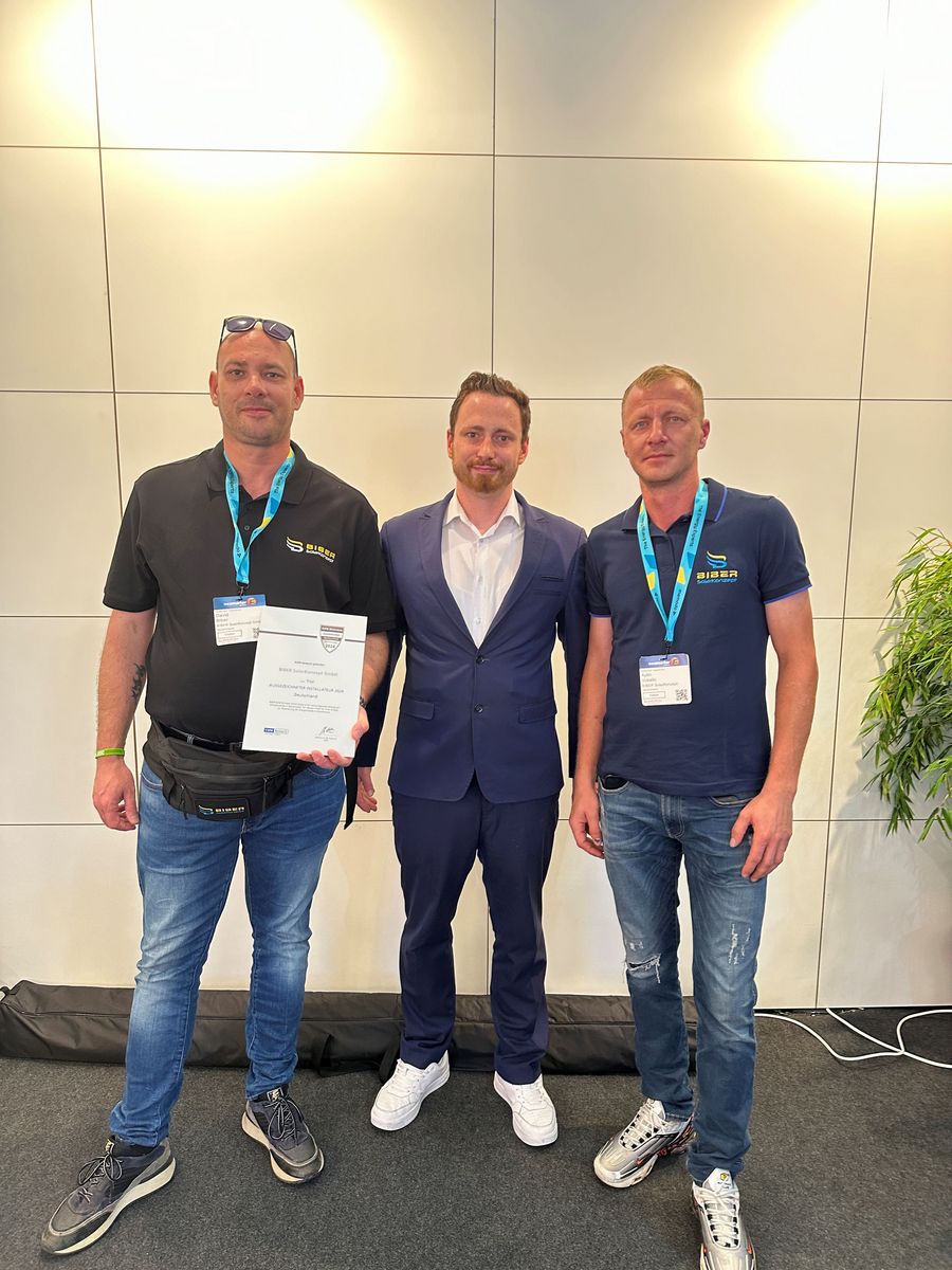 BIBER Solarkonzept erhält renommierten EUPD Research Installer Award BIBER Solarkonzept erhält renommierten EUPD Research Installer Award