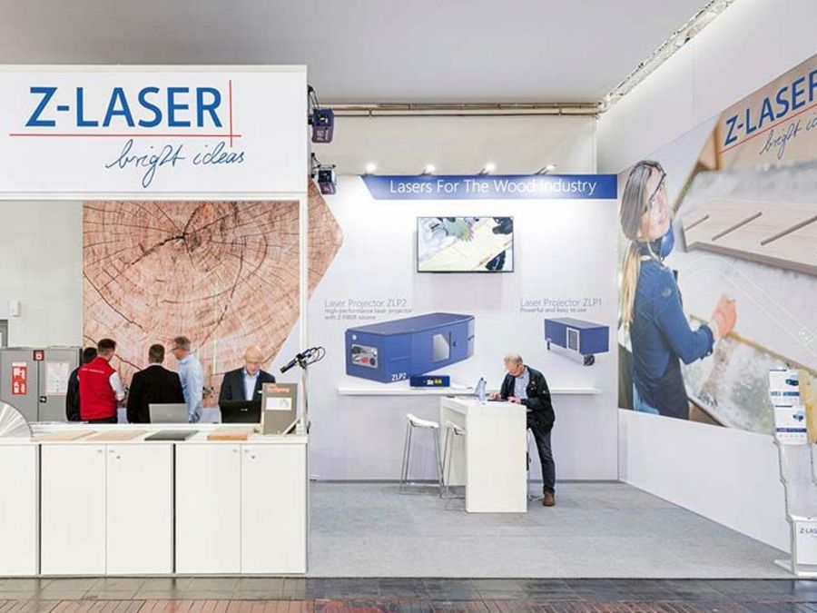 Z-Laser Messestand