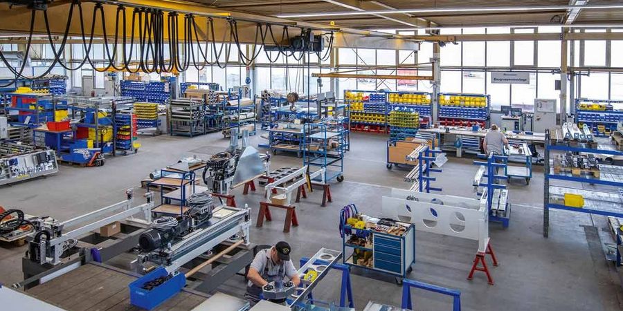 Karl Heesemann Maschinenfabrik Produktionshalle