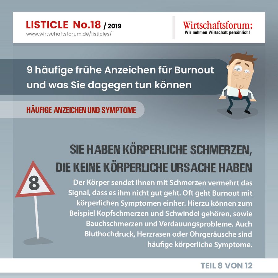 9 häufige frühe Anzeichen für Burnout und was Sie tun können - Wirtschaftsforum Listicle