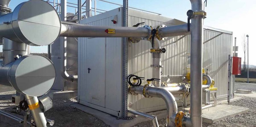 Mennicke Rohrbau Biogasanlage