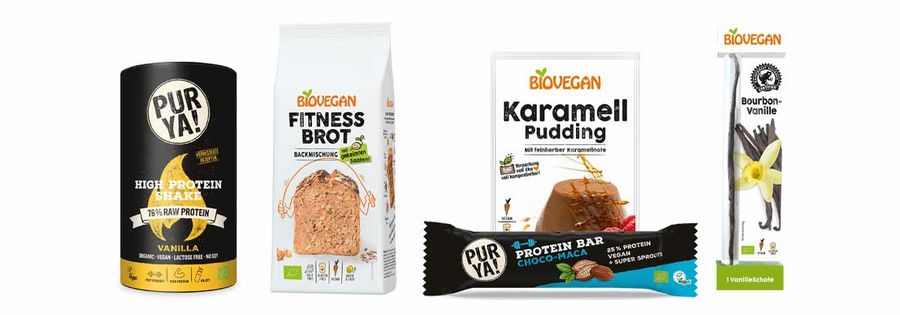 Biovegan Produktübersicht