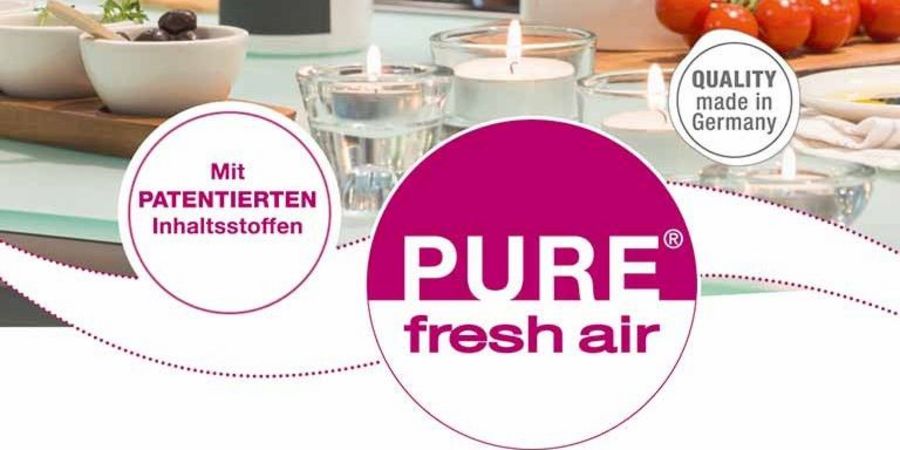 Geruchsneutralisierende PURE®-fresh-air-Kerzen
