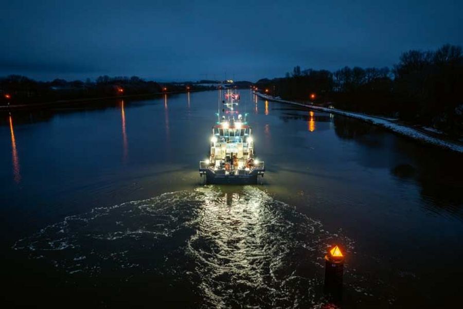 Van Oord Wasserbau Wasserinjektionsbaggerung