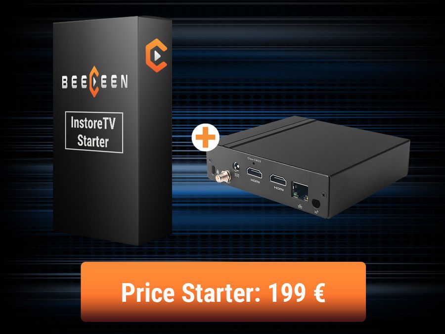 Digital Signage Software - BEECEEN Starterpaket