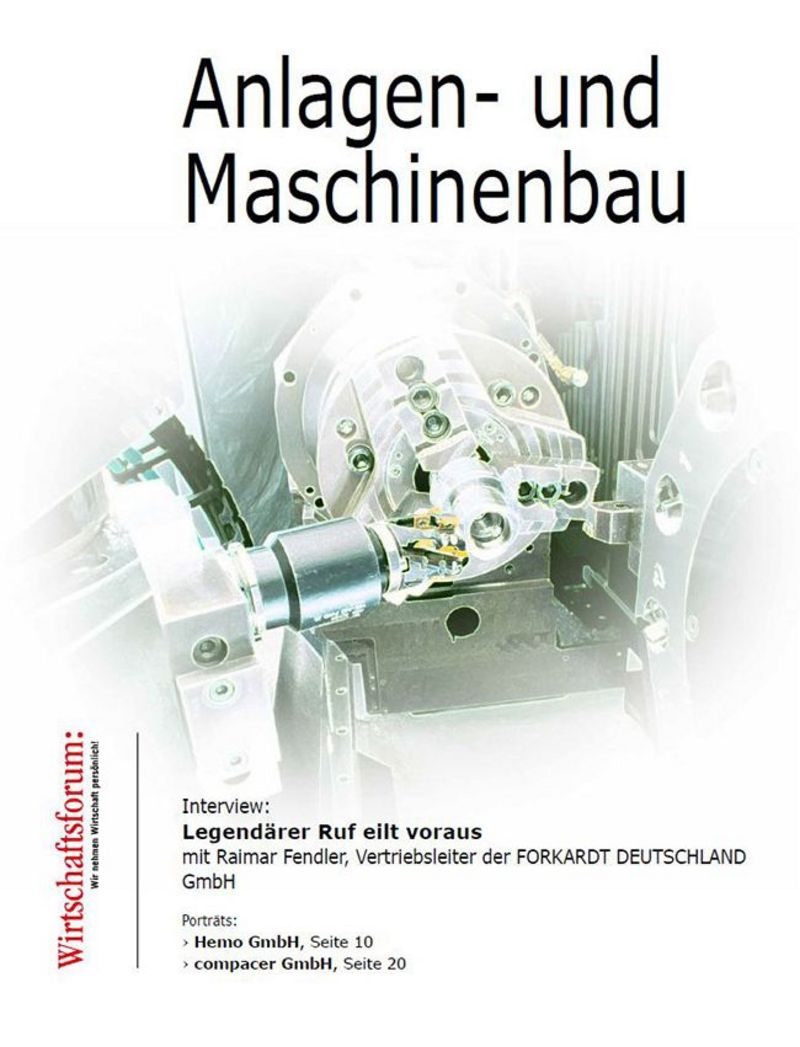 Wirtschaftsforum - Anlagen- und Maschinenbau