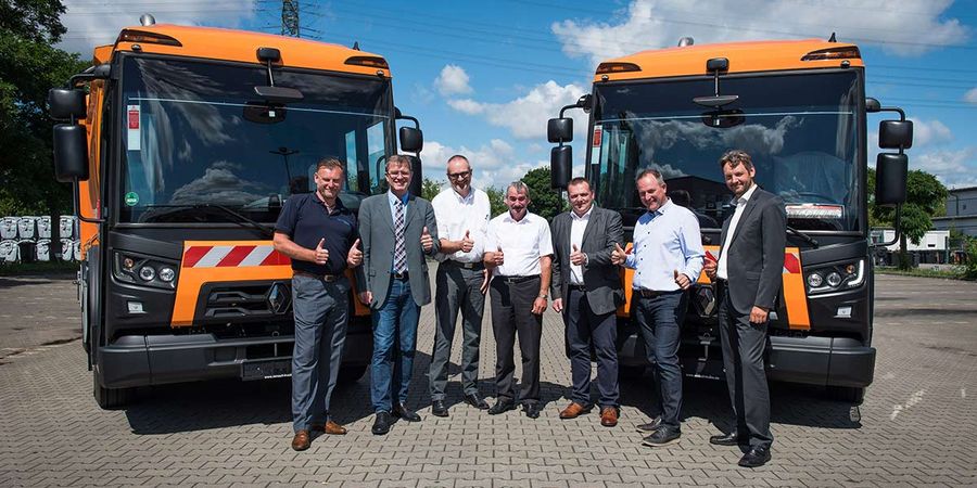 Berliner Stadtreinigungsbetriebe mit Renault Trucks D Access