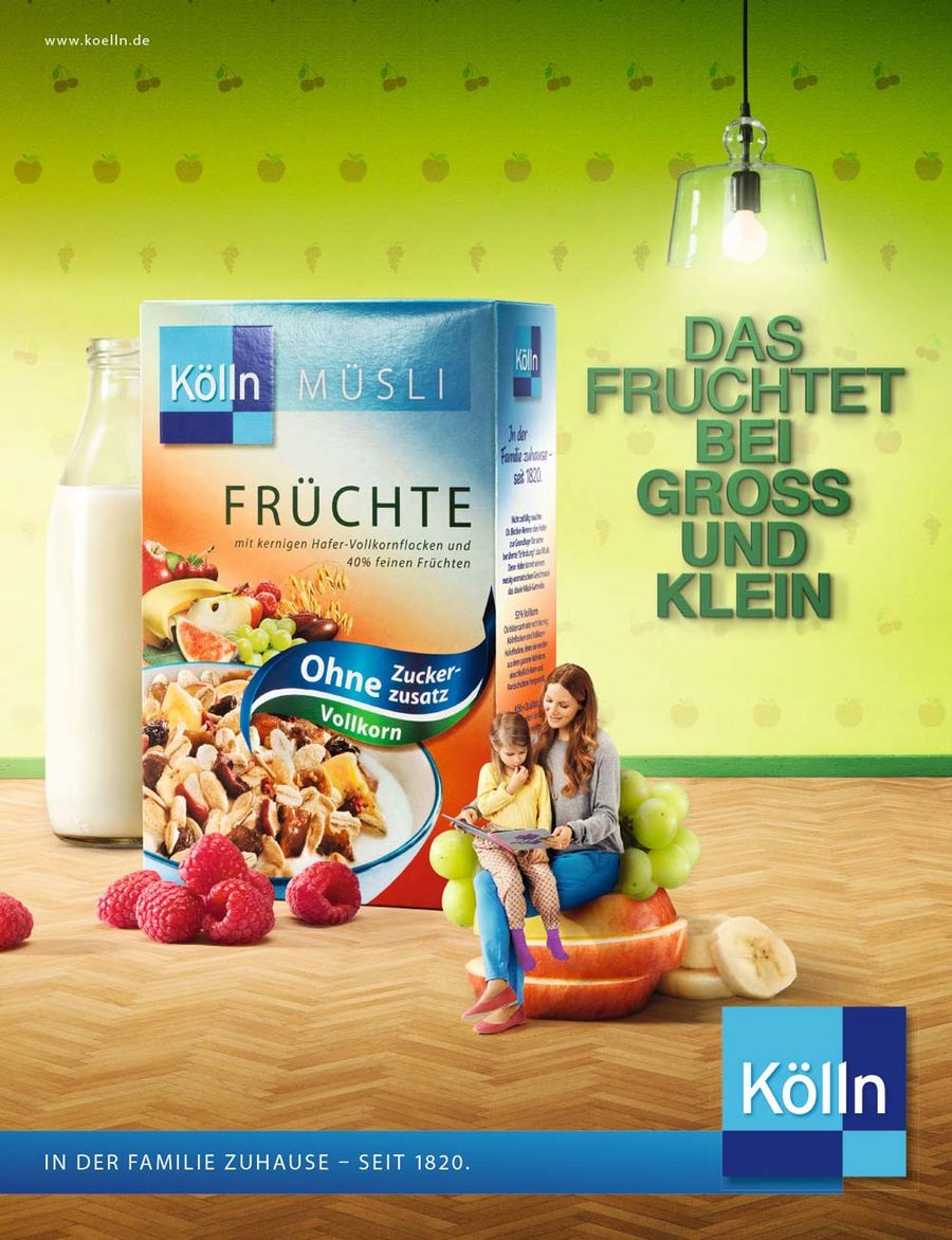 Kölln Müsli Früchte.