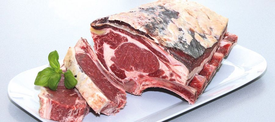 Das Dry Aged Beef ist nur ein Beispiel für die hohe Qualität des Fleisches