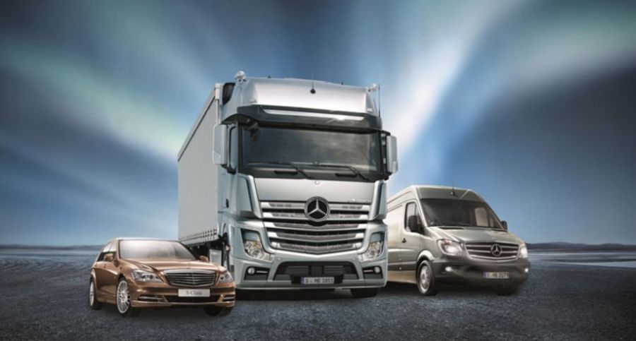 Mercedes-Benz PKW und LKW im Autohaus Cottbus