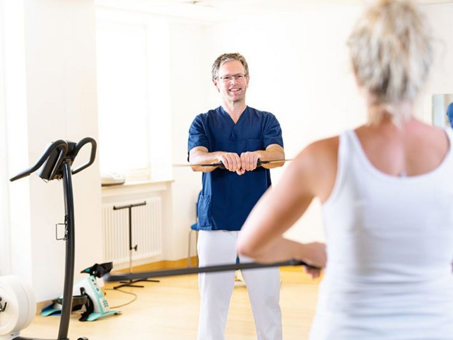 Michael Lotter ist der Leiter des Physioteams der St. Vinzenz Klinik 