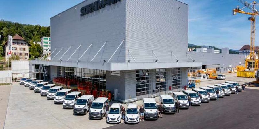 Stirnimann Firmengebäude und Fahrzeugflotte Stirnimann Firmengebäude und Fahrzeugflotte
