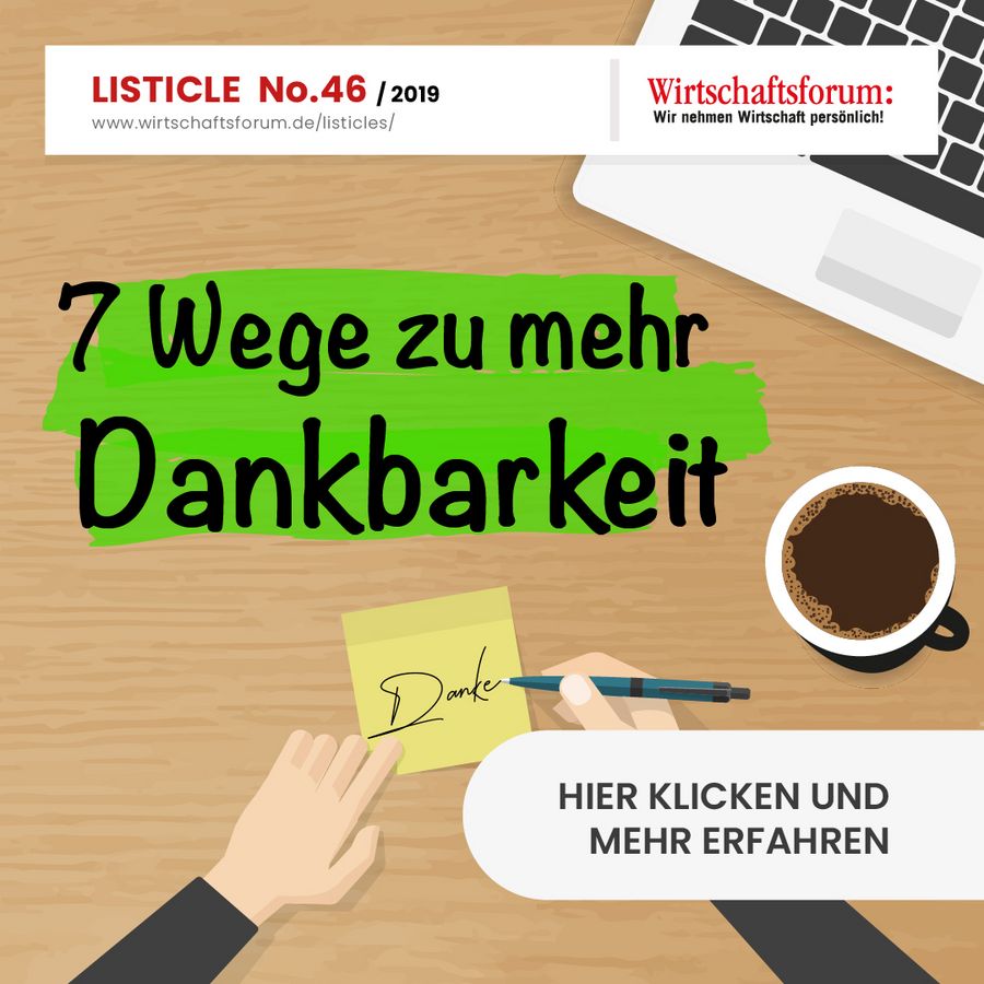 7 Wege zu mehr Dankbarkeit 