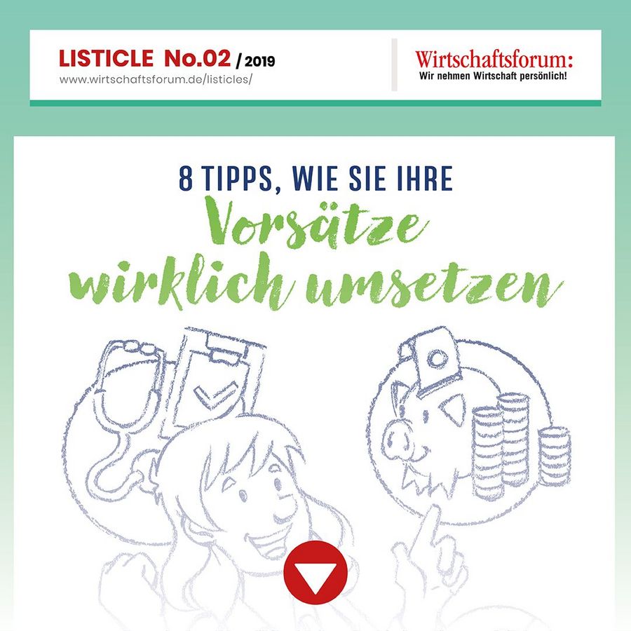 8 Tipps, wie Sie Ihre Vorsätze wirklich umsetzen