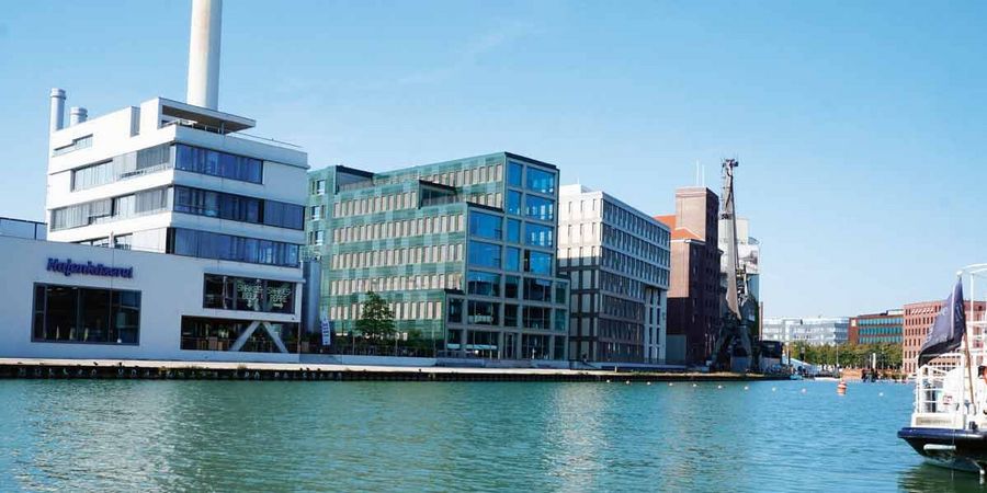 Brüninghoff - Holzhybridbau in bester Lage: das Bürogebäude H7 im Stadthafen von Münster