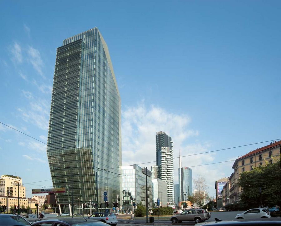 Drytech - Das 43.000 m² große Parkhaus Quartier Porta Nuova in Mailand