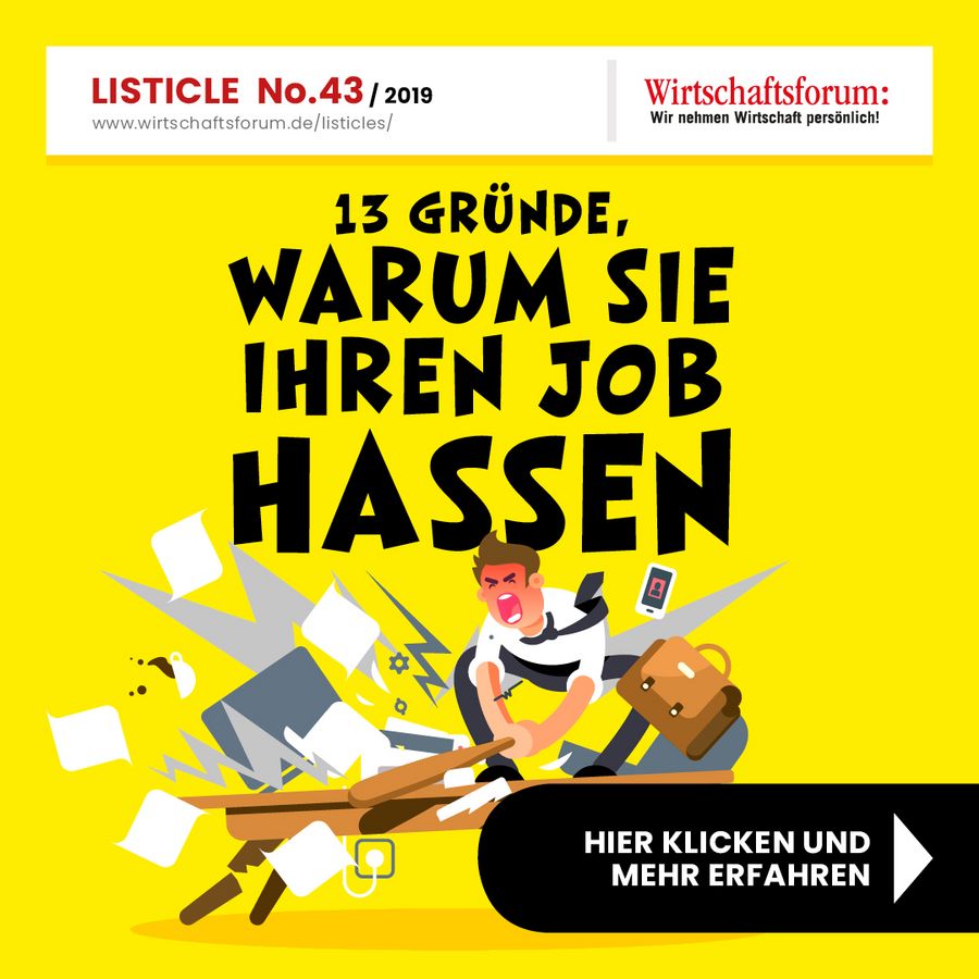 13 Grunde Warum Sie Ihren Job Hassen Wirtschaftsforum De