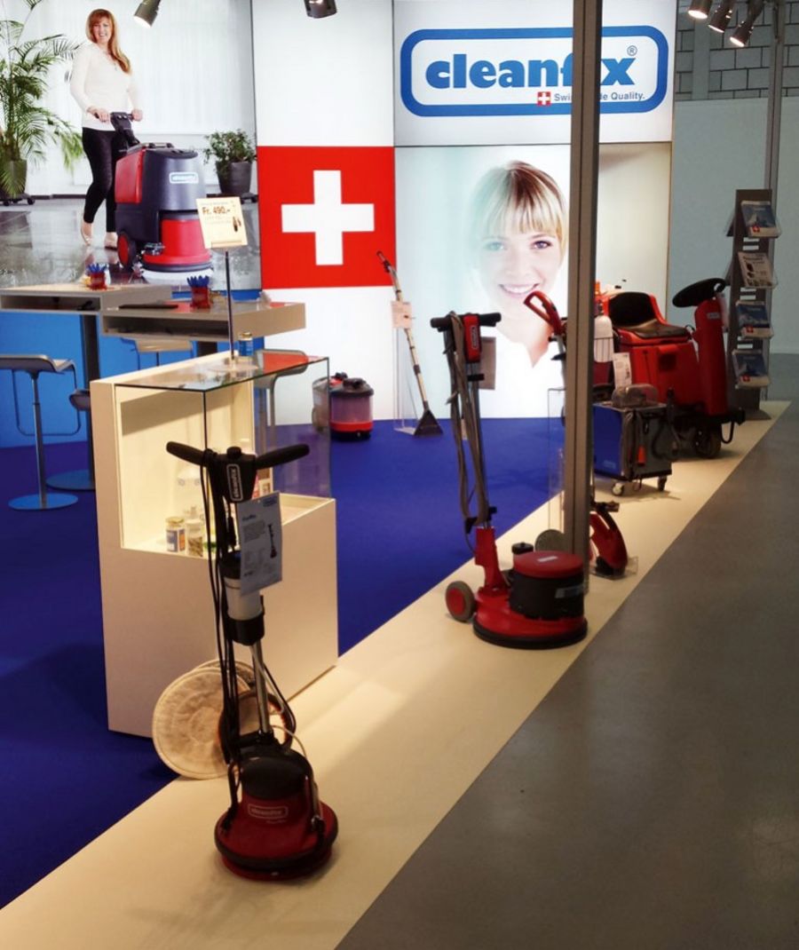 Cleanfix Reinigungssysteme Messestand