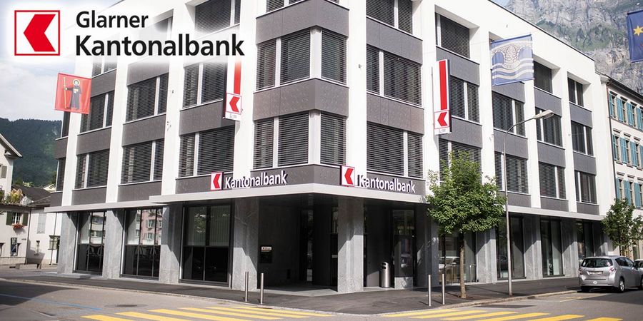 Die Filiale in Glarus ist auch der Hauptsitz der Glarner Kantonalbank