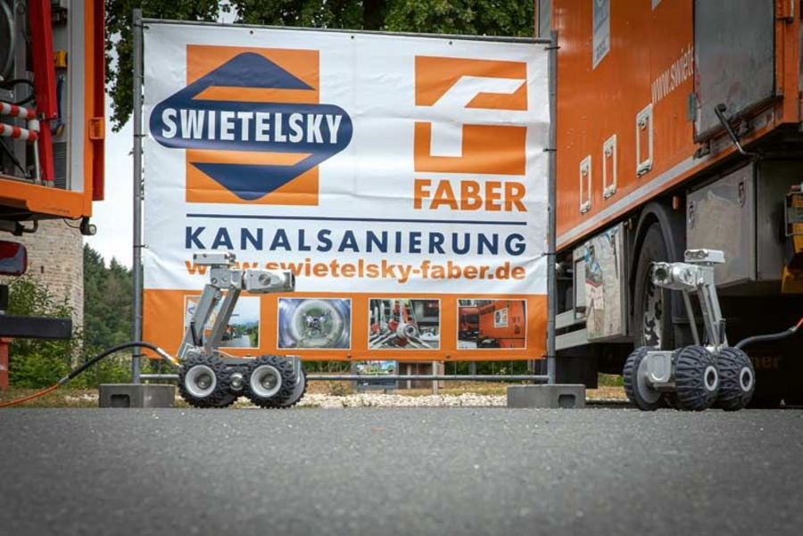 Eine Baustelle der Swietelsky-Faber GmbH