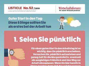 Seien Sie pünktlich