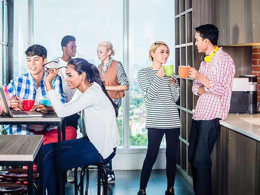 Kochen im Büro: Eine Miniküche hilft