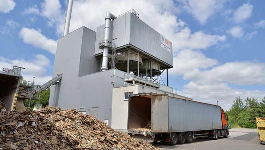 Ilmenauer Wärmeversorgung Biomasse-Heizkraftwerk