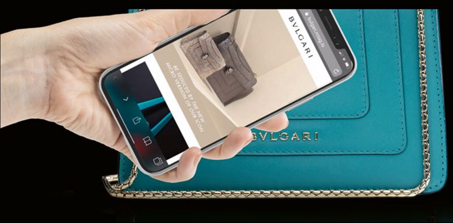 Für Bulgari hat Temera Handtaschen mit einem NFC-Chip ausgestattet