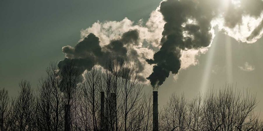 Grüne Wirtschaft bedeutet auch weniger Schadstoffbelastung für die Luft. 