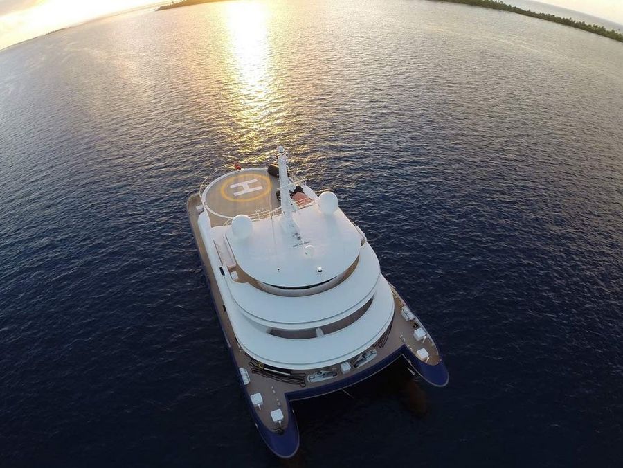 Die SWATH-Expeditionsyacht Silver Cloud der Abeking & Rasmussen Schiffs- und Yachtwerft Aktiengesellschaft wurde mit dem World Super Yacht Technology Award ausgezeichnet