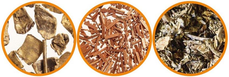 INDRA Recycling Materialien