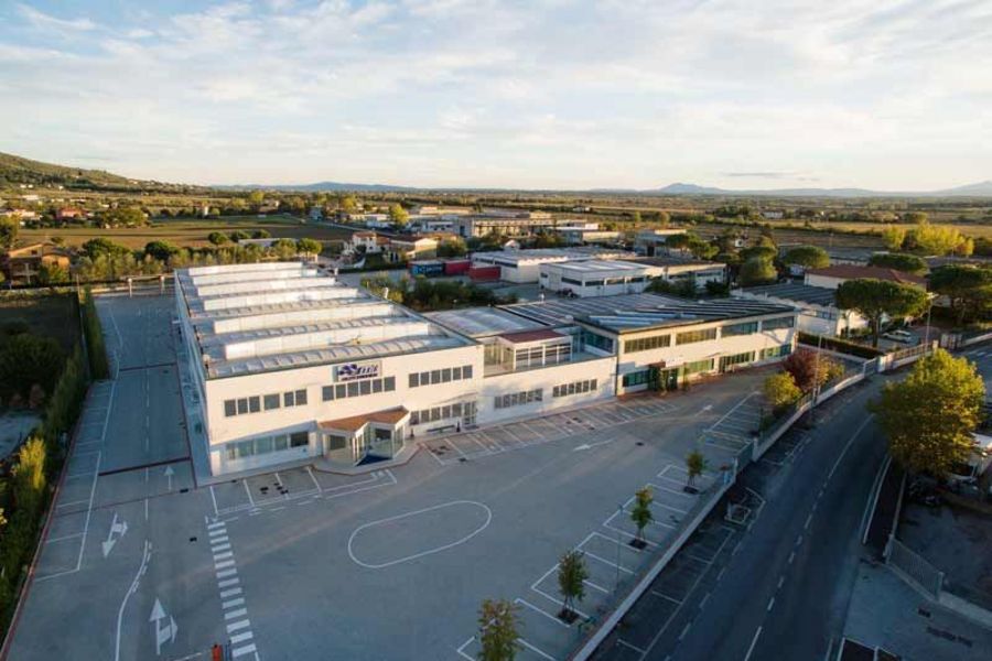 MB Elettronica der Firmensitz in der Zona Industriale Vallone in Cortona